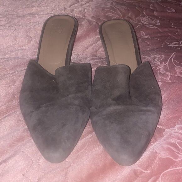 Maryam Nassir Zadeh Suede Andrea Mules‎ Size 38.5 Chocolate Brown - Picture 2 of 11